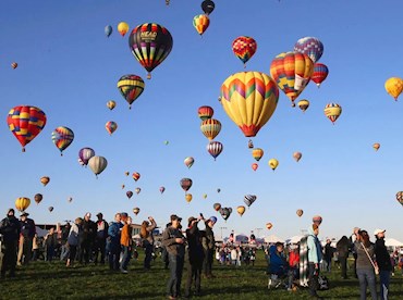 The Albuquerque International Balloon Fiesta USA