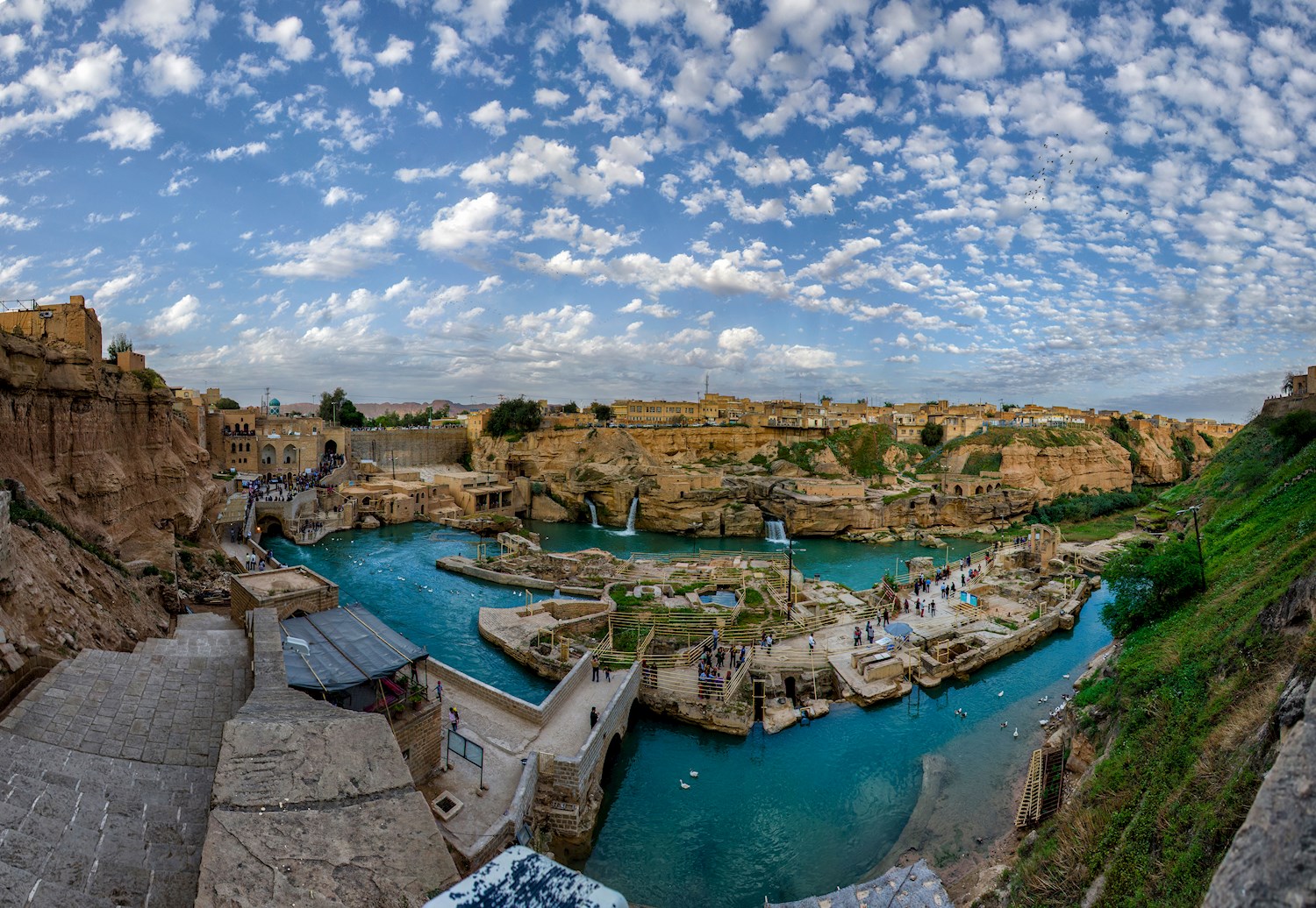 Shushtar Water Structures or Shushtar Historical Hydraulic System