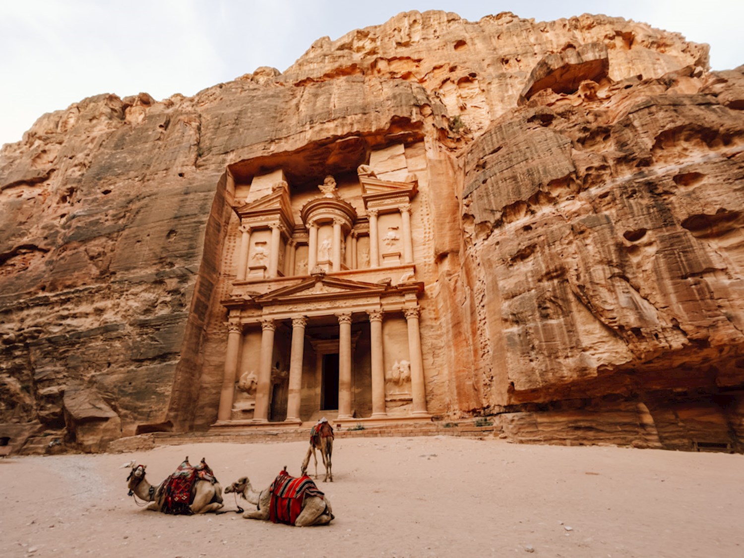 Explore the enigmatic lost city' of Petra