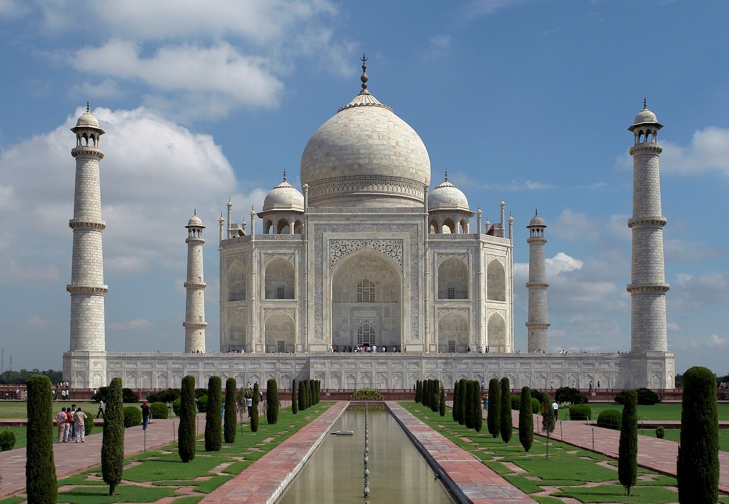 Find serenity among the crowds at the Taj Mahal, the pinnacle of Mughal architecture