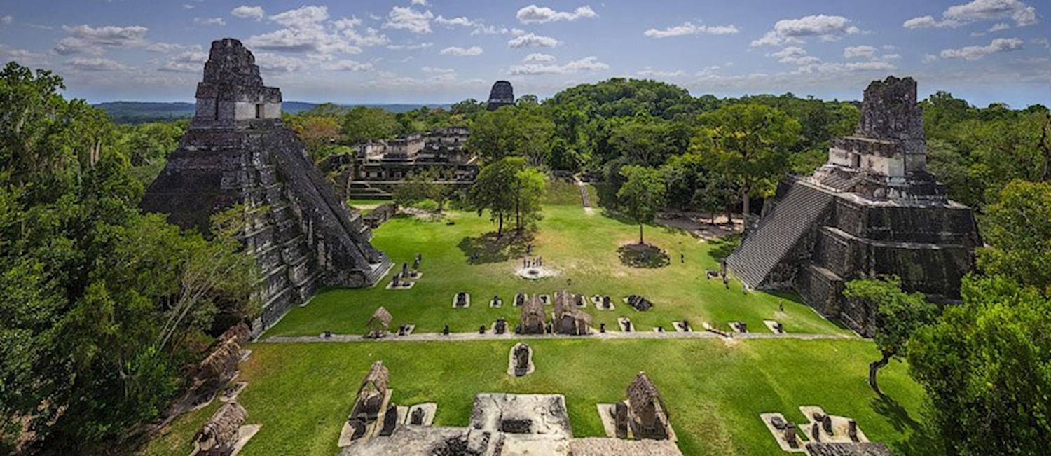 Walk through Maya history at the pyramids of Tikal