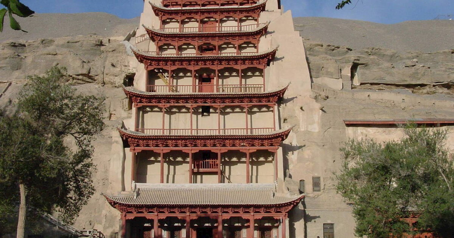 Peer at Buddhist wonders and walls in the Mogao Caves