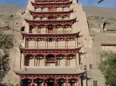 Peer at Buddhist wonders and walls in the Mogao Caves