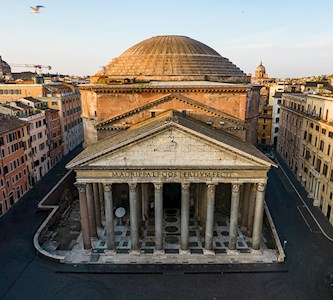 Admire architectural perfection at the Pantheon in Rome