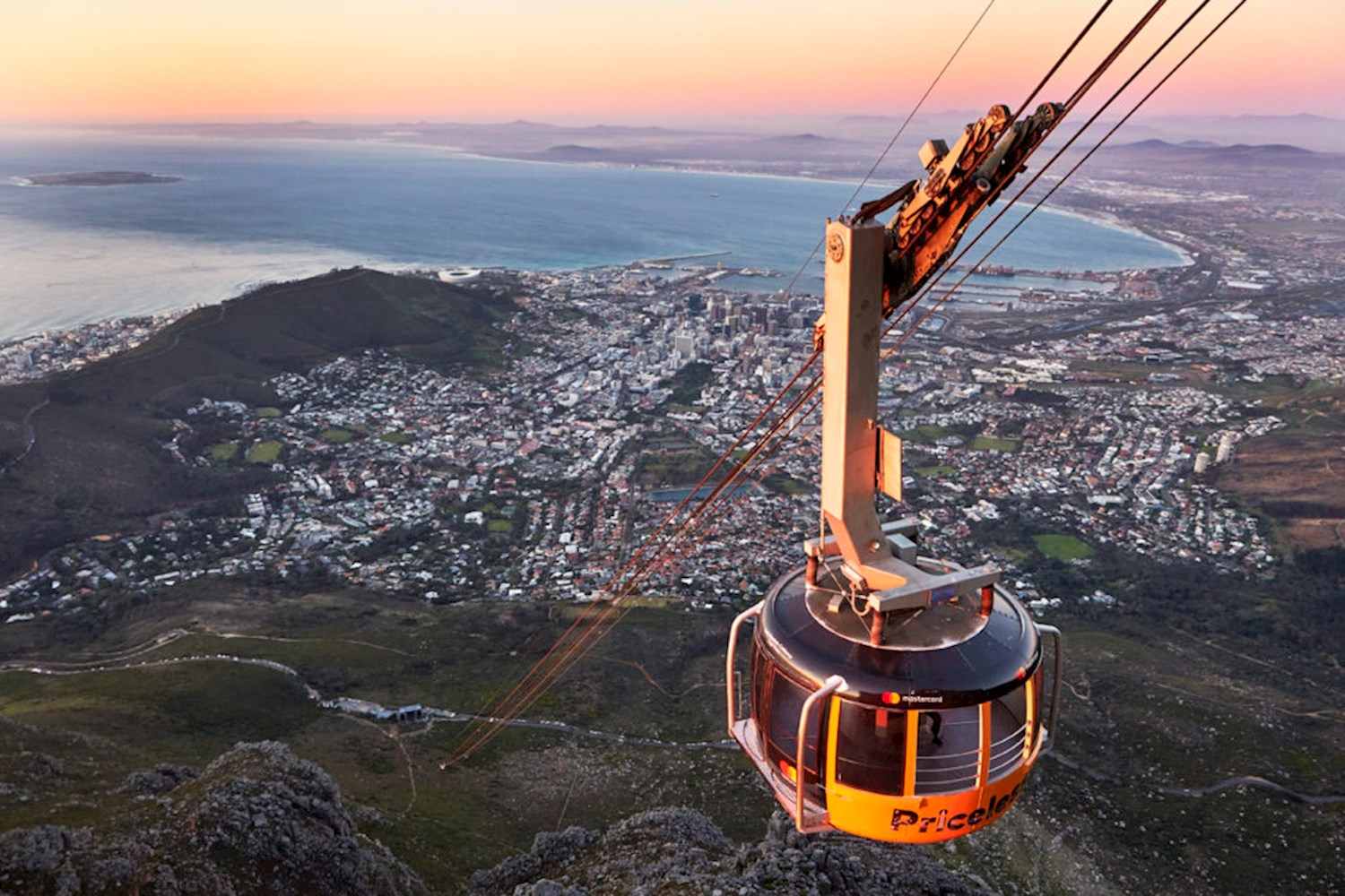 Hike up Table Mountain from the city below