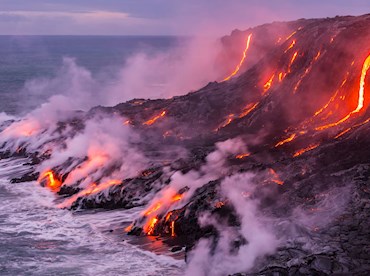 Rock into Volcanoes National Park