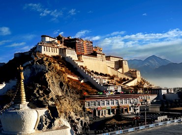 Climb to monastic  heights at Lhasa's  Potala Palace