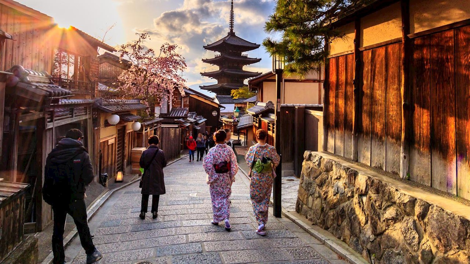 Greet a geisha in the  laneways of Kyoto's Gion District