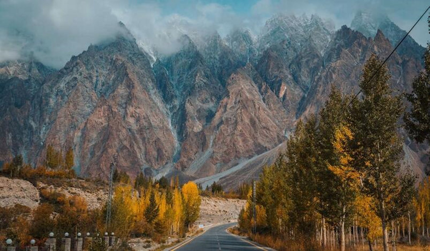 Take a scenic road  trip along dramatic Karakoram Highway