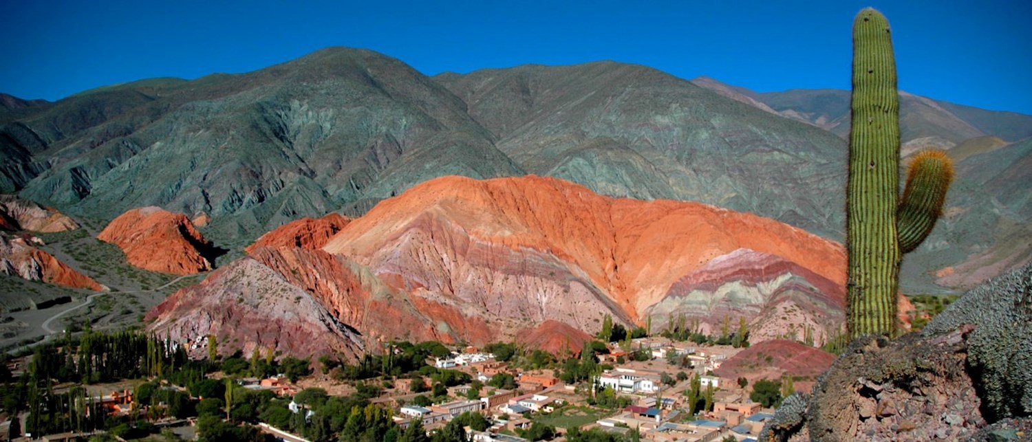 See a riotous rainbow of colours in the  landscapes of the Quebrada de Humahuac