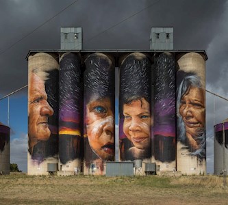 Road trip along the Silo Art Trail