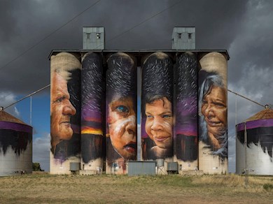 Road trip along the Silo Art Trail