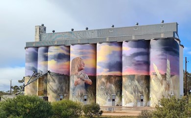 Road trip along the Silo Art Trail