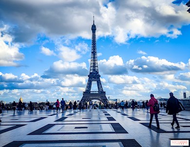 Get an intimate perspective of the Eiffel Tower