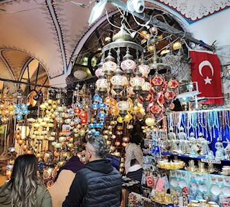 Shop in a 15th century mall in the Grand Bazaar