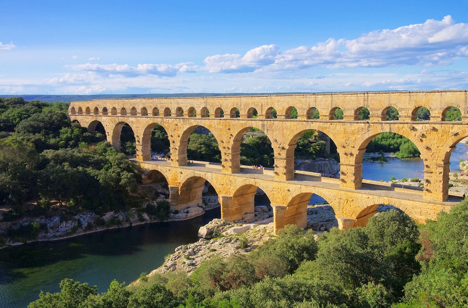 Marvel over (or under) a Roman engineering marvel at Pont du Gard