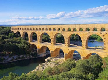 Marvel over (or under) a Roman engineering marvel at Pont du Gard