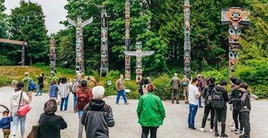 Stroll around an urban rainforest in Stanley Park