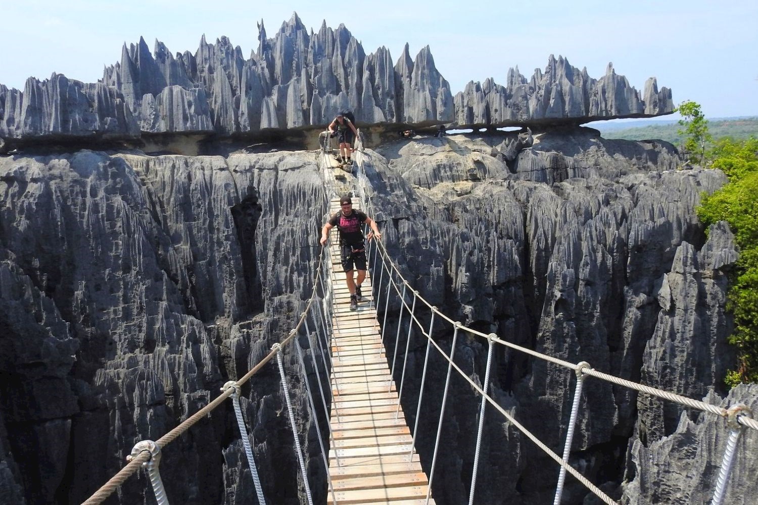 Reach new heights while climbing the Tsingy de Bemaraha