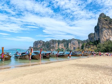 Learn to climb Railay's dramatic limestone walls