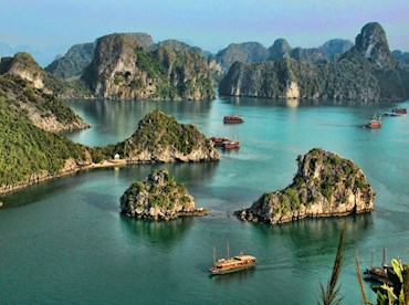 Cruise the island-studded spectacle of Halong Bay