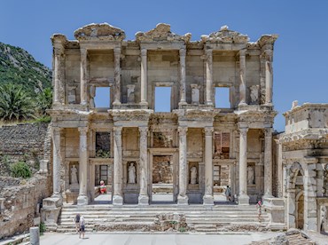 Stroll through the Greco Roman city of Ephesus