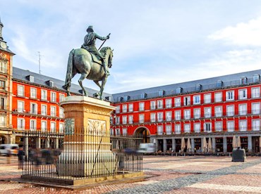 Ponder local life in Salamanca's Plaza Mayor