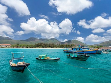 Swim, dive or hike in the tropical Con Dao Islands