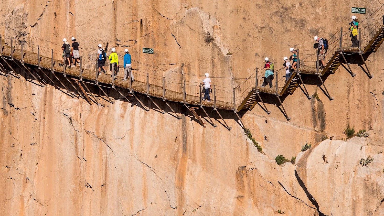 Test your nerve on the cliff-hugging Caminito del Rey