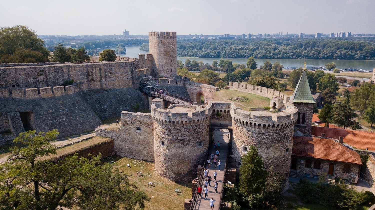 Toast the sunset from Belgrade's Kalemegdan Citadel