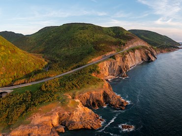 Meander past dramatic seas and cliffs on the Cabot Trail