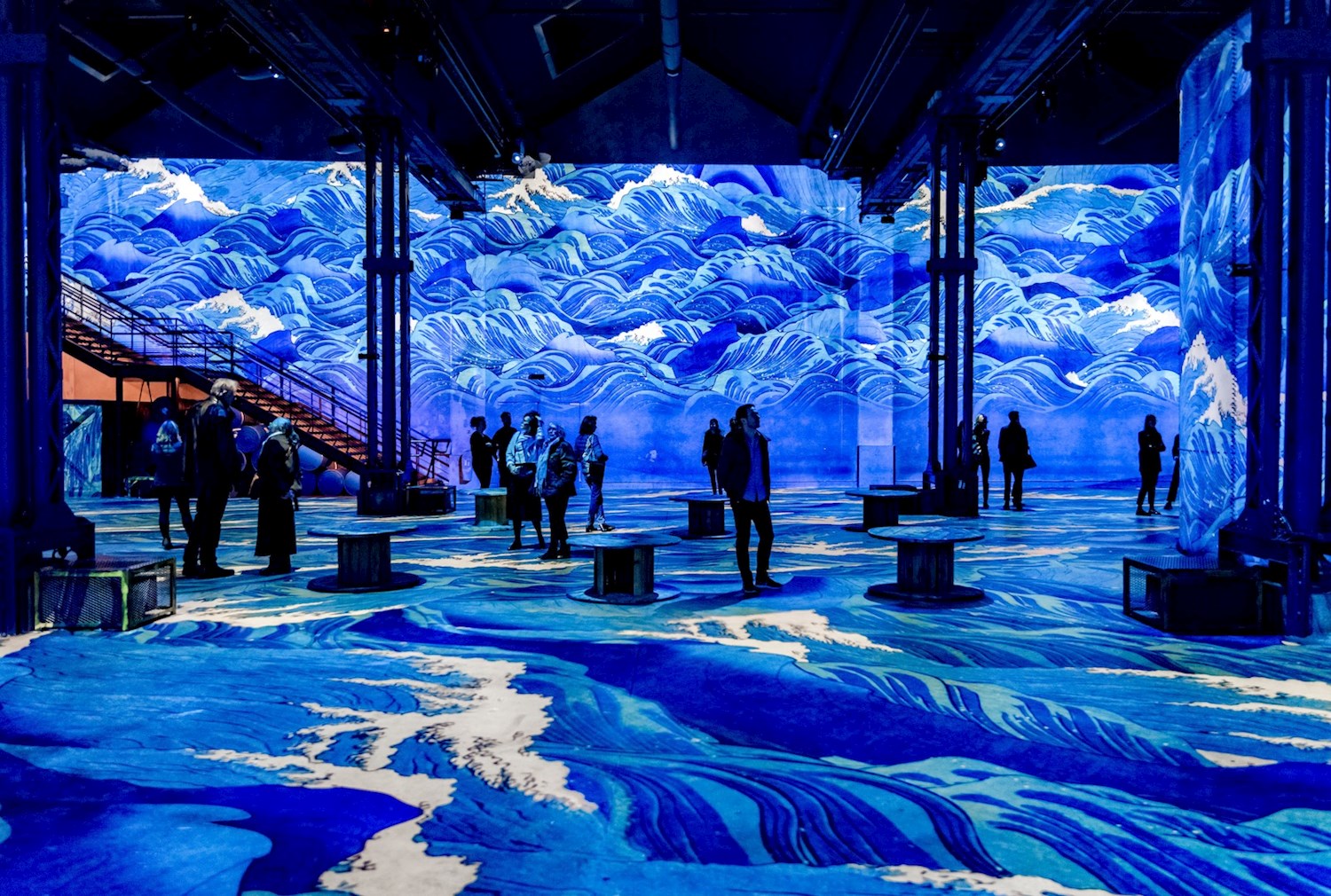 Step inside artworks at Paris' digital-art museum, L'Atelier des Lumières