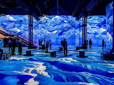 Step inside artworks at Paris' digital-art museum, L'Atelier des Lumières