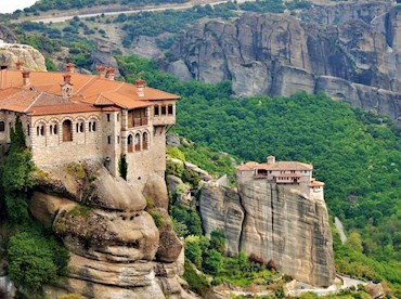 Marvel at the miracle of Meteora's saintly pillars