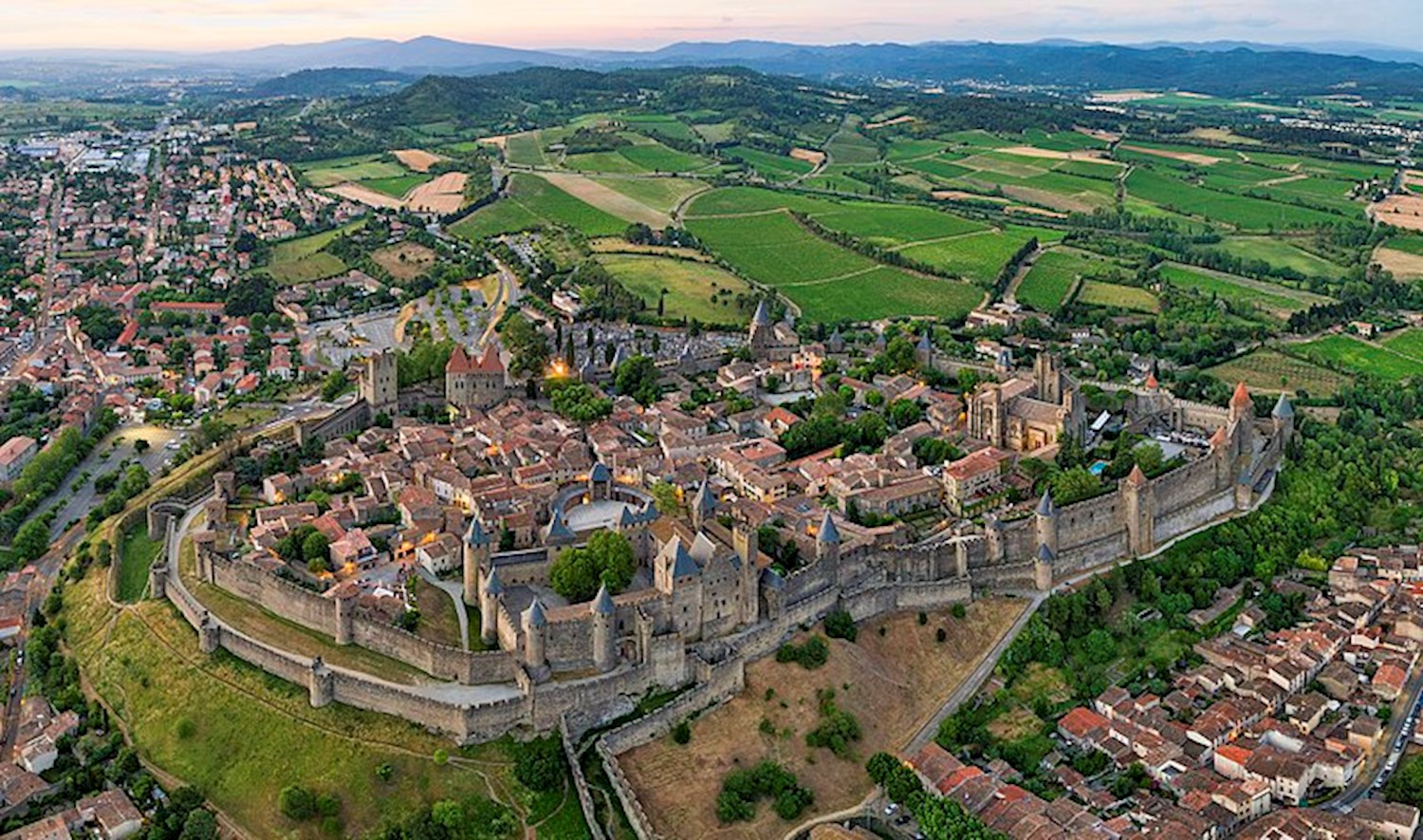 Explore the witch's hat-turreted walled city of Carcassonne