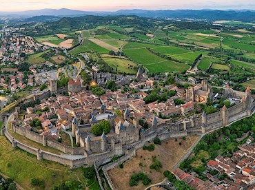 Explore the witch's hat-turreted walled city of Carcassonne