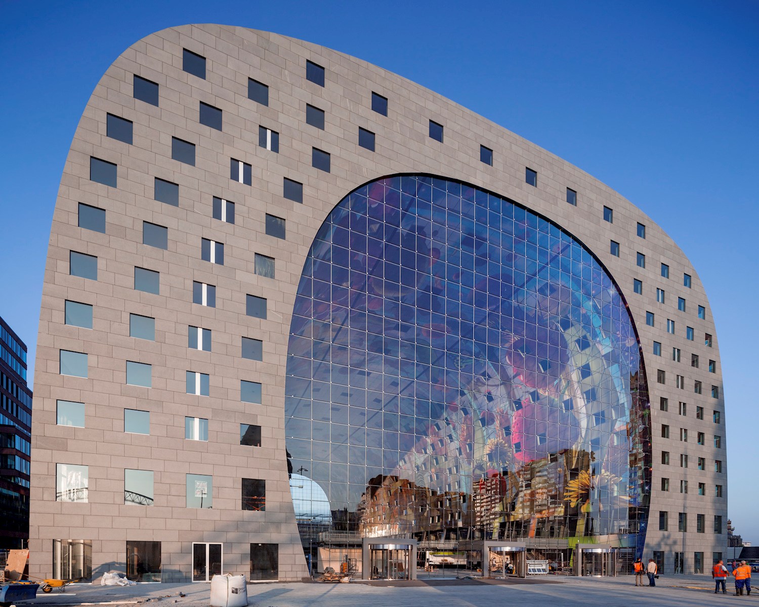 Relish the visionary architecture and food stalls of Rotterdam's Markthal