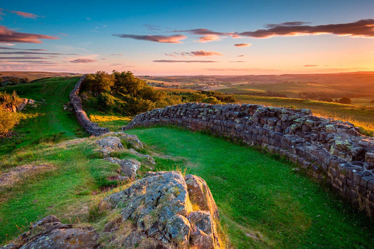 Roam the empire's  wild frontier at  Hadrian's Wall