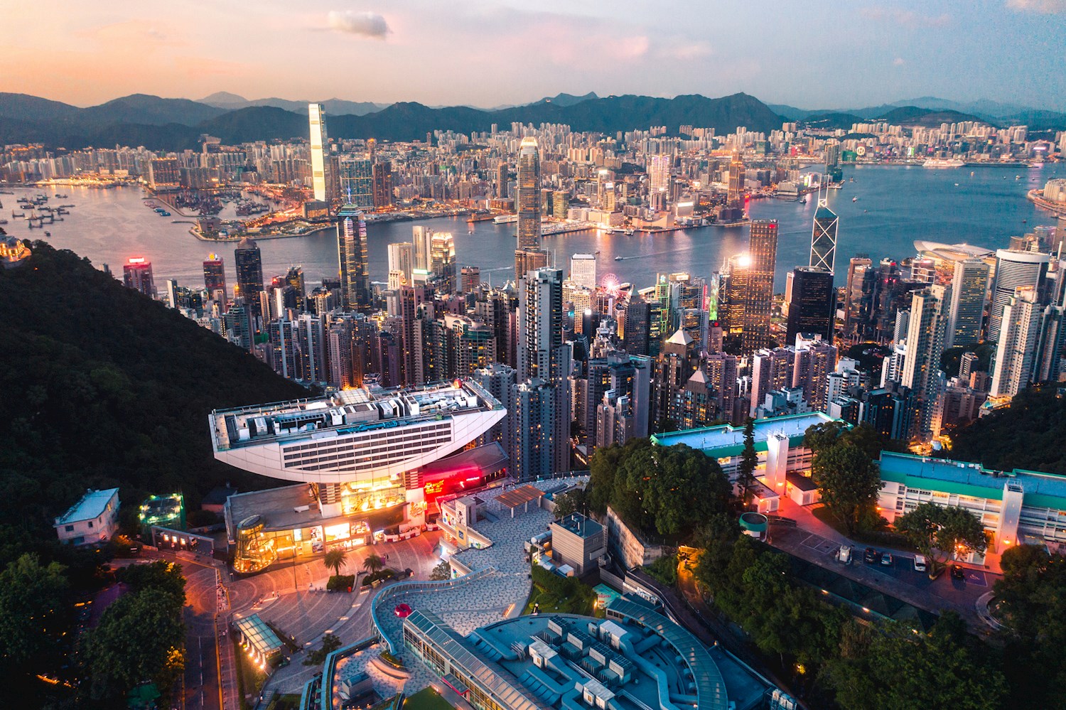 Ride the rickety tram to Hong Kong's Peak