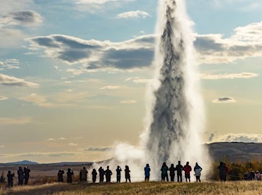 Make a pilgrimage to the Golden Circle's original geyser