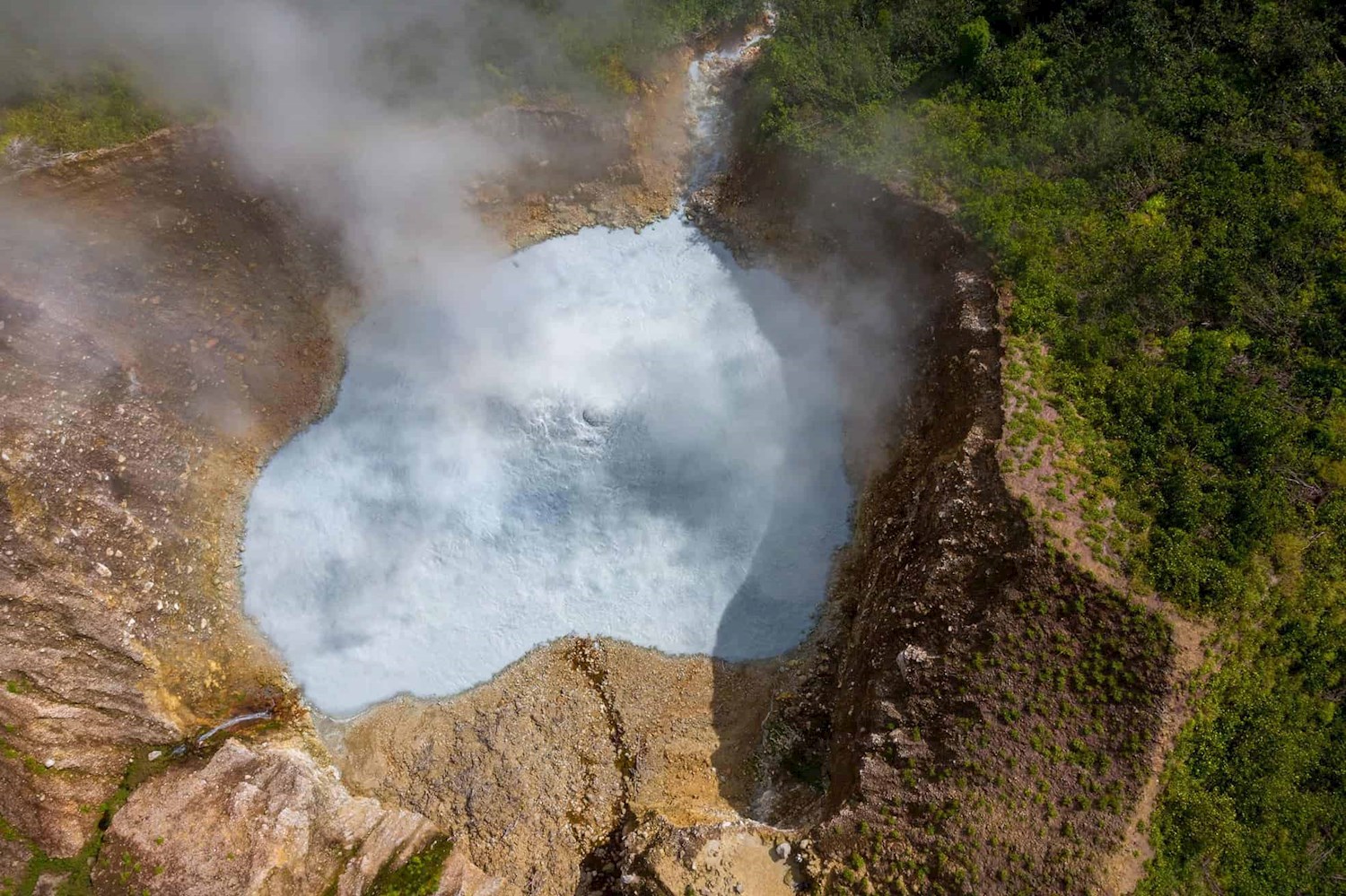 Take the prehistoric path to Boiling Lake