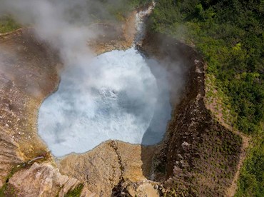 Take the prehistoric path to Boiling Lake